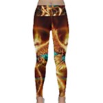 Fire Eagle Art Lightweight Velour Classic Yoga Leggings