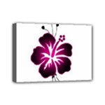 Pink Hawaiian Flower Mini Canvas 7  x 5  (Stretched)