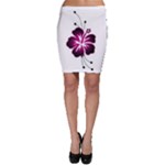 Pink Hawaiian Flower Bodycon Skirt