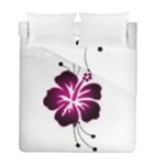 Pink Hawaiian Flower Duvet Cover Double Side (Full/ Double Size)