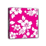 Pink Hawaiian Flowers Mini Canvas 4  x 4  (Stretched)