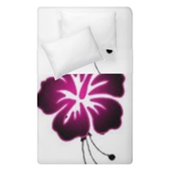 Pink Hawaiian Flower Duvet Cover Double Side (Single Size) from ArtsNow.com