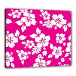 Pink Hawaiian Flowers Canvas 24  x 20  (Stretched)