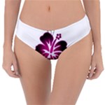 Pink Hawaiian Flower Reversible Classic Bikini Bottoms