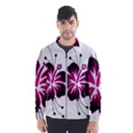 Pink Hawaiian Flower Men s Windbreaker