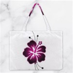 Pink Hawaiian Flower Medium Tote Bag