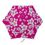 Pink Hawaiian Flowers Mini Folding Umbrella