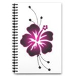 Pink Hawaiian Flower 5.5  x 8.5  Notebook