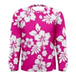 Pink Hawaiian Flowers Men s Long Sleeve Tee