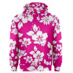 Pink Hawaiian Flowers Men s Pullover Hoodie