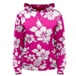 Pink Hawaiian Flowers Women s Pullover Hoodie