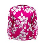 Pink Hawaiian Flowers Women s Sweatshirt