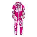 Pink Hawaiian Flowers Hooded Jumpsuit (Kids)