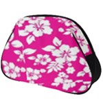 Pink Hawaiian Flowers Full Print Accessory Pouch (Big)