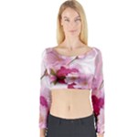 Design Art (design 19) Long Sleeve Crop Top