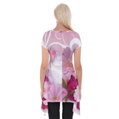 Short Sleeve Side Drop Tunic 