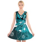 Design Art (design 15) V-Neck Sleeveless Dress