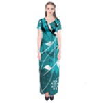 Design Art (design 15) Short Sleeve Maxi Dress