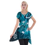 Design Art (design 15) Short Sleeve Side Drop Tunic