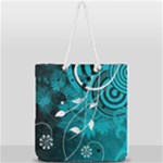 Design Art (design 15) Full Print Rope Handle Tote (Large)