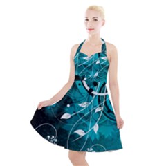 Halter Party Swing Dress  