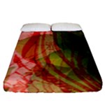 Design Art (design 14) Fitted Sheet (Queen Size)