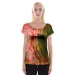 Design Art (design 14) Cap Sleeve Top