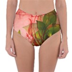 Design Art (design 14) Reversible High-Waist Bikini Bottoms