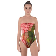 Tie Back One Piece Swimsuit 