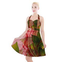 Halter Party Swing Dress  