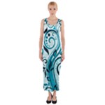 Design Art (design 13) Fitted Maxi Dress