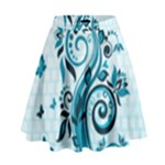 Design Art (design 13) High Waist Skirt