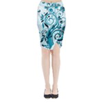 Design Art (design 13) Midi Wrap Pencil Skirt