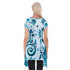 Short Sleeve Side Drop Tunic 