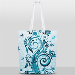 Full Print Rope Handle Tote (Small) 