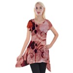 Design Art (design 10) Short Sleeve Side Drop Tunic