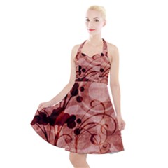 Halter Party Swing Dress  