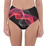 Design Art (design 8) Reversible High-Waist Bikini Bottoms