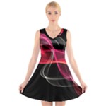 Design Art (design 8) V-Neck Sleeveless Dress