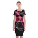 Design Art (design 8) Classic Short Sleeve Midi Dress