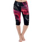 Design Art (design 8) Lightweight Velour Cropped Yoga Leggings