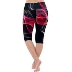 Lightweight Velour Cropped Yoga Leggings 