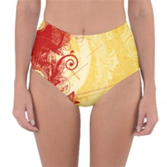 Reversible High-Waist Bikini Bottoms 