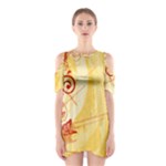 Design Art (design 6) Shoulder Cutout One Piece Dress