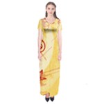 Design Art (design 6) Short Sleeve Maxi Dress