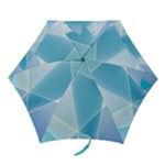 Blue Lights Mini Folding Umbrella