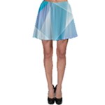 Blue Lights Skater Skirt