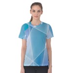 Blue Lights Women s Cotton Tee