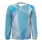 Blue Lights Men s Long Sleeve Tee