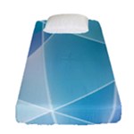 Blue Lights Fitted Sheet (Single Size)